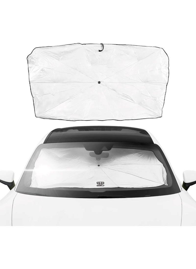 Hiqonic Car Interior Sun Protection Umbrella Windshield Sunshade Umbrella  - Image 4