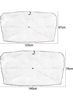 Hiqonic Car Interior Sun Protection Umbrella Windshield Sunshade Umbrella  - Image 3