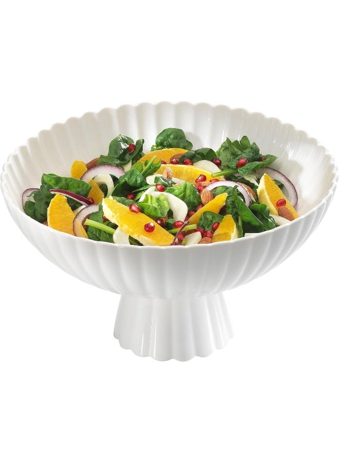 Symphony Groove Footed Serving Bowl 28cm x 17cm