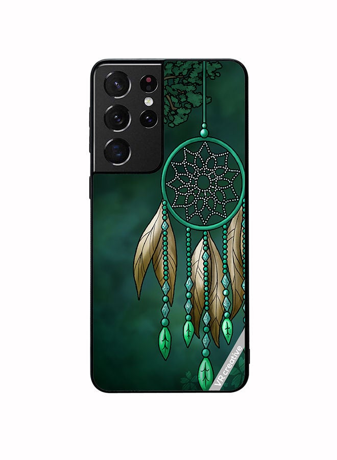 VR CREATIVE Protective Case Cover For Samsung Galaxy S21 Ultra 5G Mandala Design Multicolour - Image 1