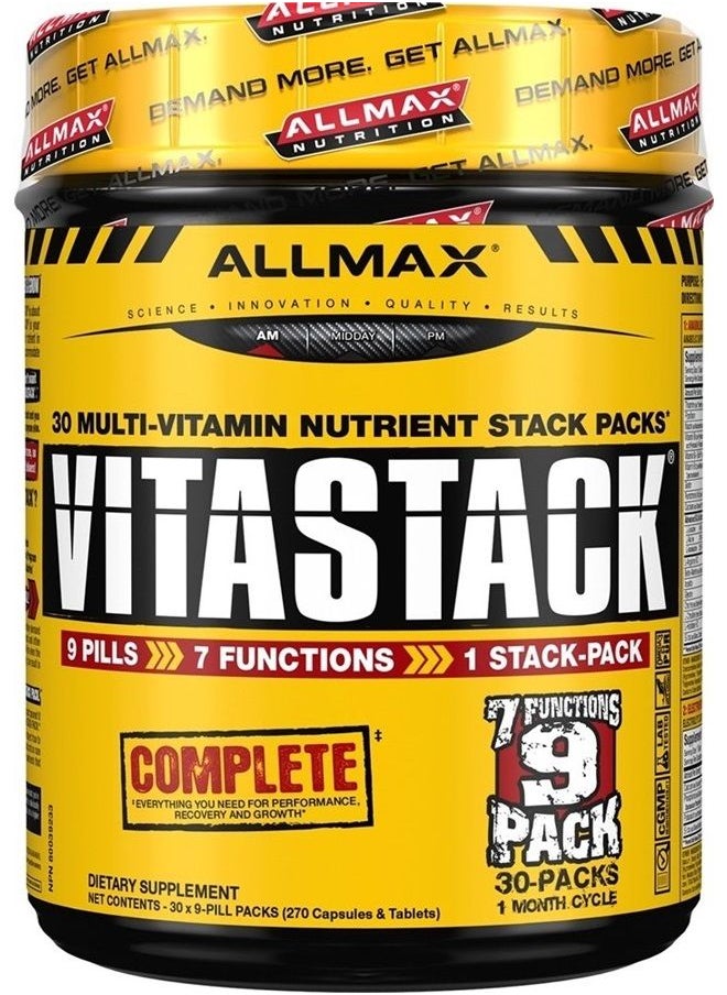 AllMax Nutrition - Vitastack, Pill Pack, 30 Multi-Packs - Image 1