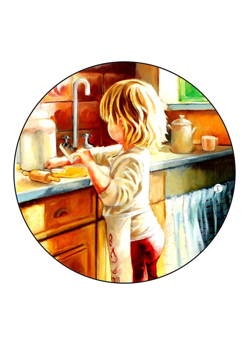 RKN Girl Printed Mouse Pad  Multicolour