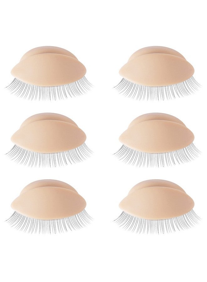 Embagol Multifunction Replaced Eyelids Makeup For Training Head Removable Realistic Eyelids Eyelash Training (3 Pair (Pack Of 1)) - Image 1