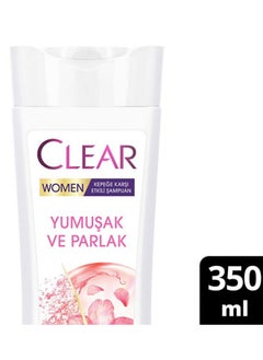 Generic Clear Women Anti-Dandruff Shampoo Soft Shiny Cherry Blossom Essence & Keratin 350 Ml  - Image 2