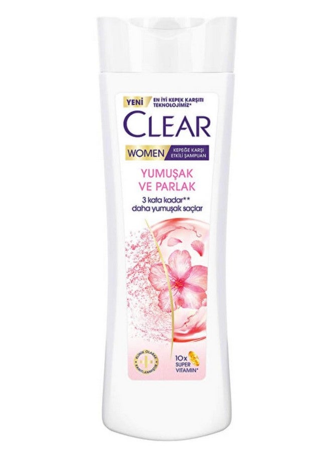 Generic Clear Women Anti-Dandruff Shampoo Soft Shiny Cherry Blossom Essence & Keratin 350 Ml  - Image 1