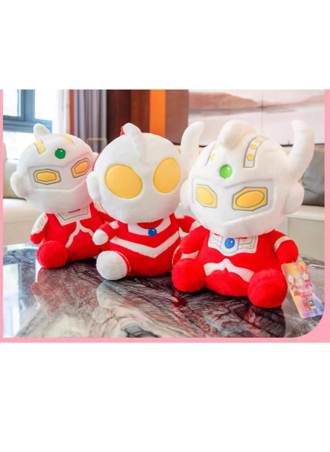Generic - Genuine Ultraman Doll Boutique Grab Machine Doll Plush Toy First Generation Taylor Saiwen Children's Birthday Sleeping Hug-Color:Tyro Ultraman-Height:Sitting Height 45cm - Image 1