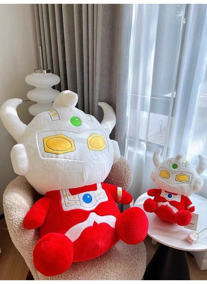 Generic - Genuine Ultraman Doll Boutique Grab Machine Doll Plush Toy First Generation Taylor Saiwen Children's Birthday Sleeping Hug-Color:Tyro Ultraman-Height:Sitting Height 45cm - Image 1