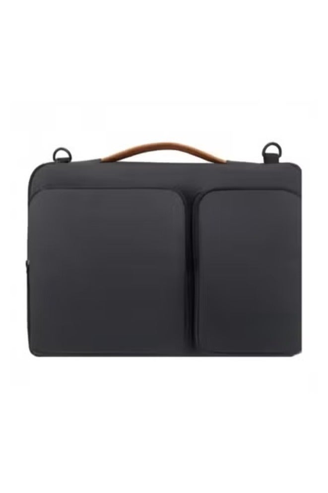 KUYING Nylon Waterproof Laptop Handbag With Trunk Trolley Strap