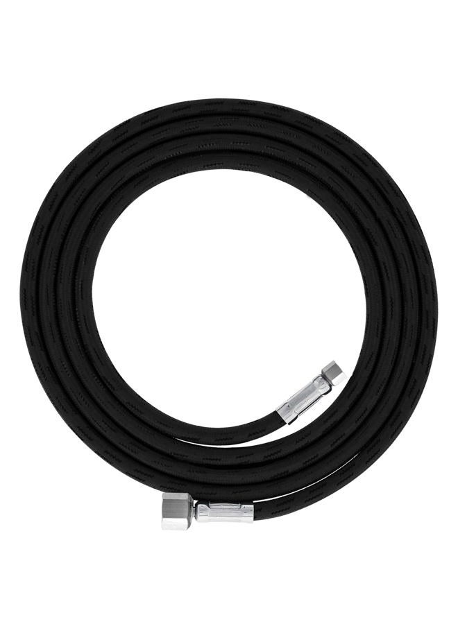Master Airbrush Premium 6 Foot Nylon Braided Airbrush Hose with Standard 1/8" Size Fitting on One End and a 1/4" Size Fitting on The Other End (Hose Color May Vary) - Image 1