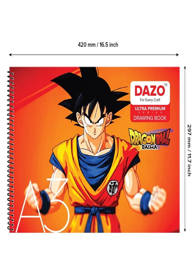 DAZO Paper Dragon Ball Ultra Premium Drawing Book, A3 Size, Spiral Bound, Watercolor, 36 Pages (1) - Image 4