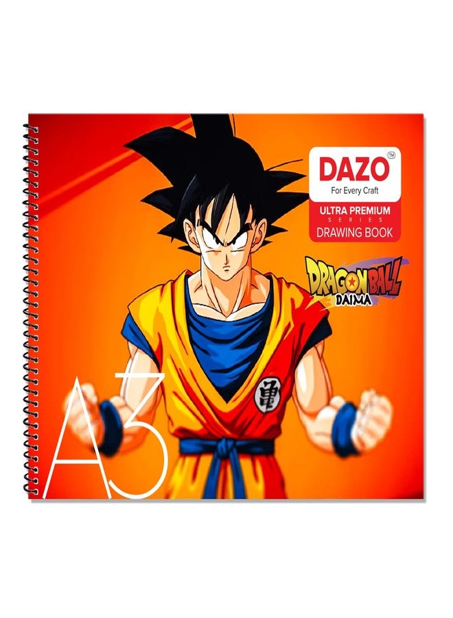 DAZO Paper Dragon Ball Ultra Premium Drawing Book, A3 Size, Spiral Bound, Watercolor, 36 Pages (1) - Image 1