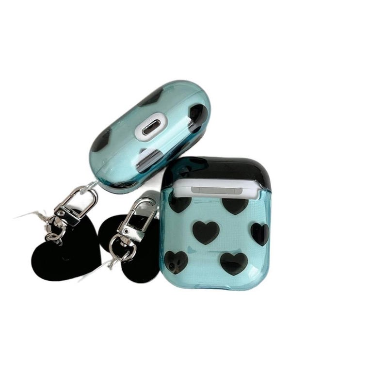 Lightweight Case Compatible with AirPods Pro AirPods 4 AirPods 3 with Keychain in + with Scratch Protection with Carry Plastic Colour - Image 5