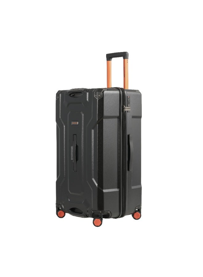 Tom Cruiser 24" Medium Trunk Case – 100% Polycarbonate Checked Travel Bag with TSA Lock & 2-Year Warranty – Black - Image 2