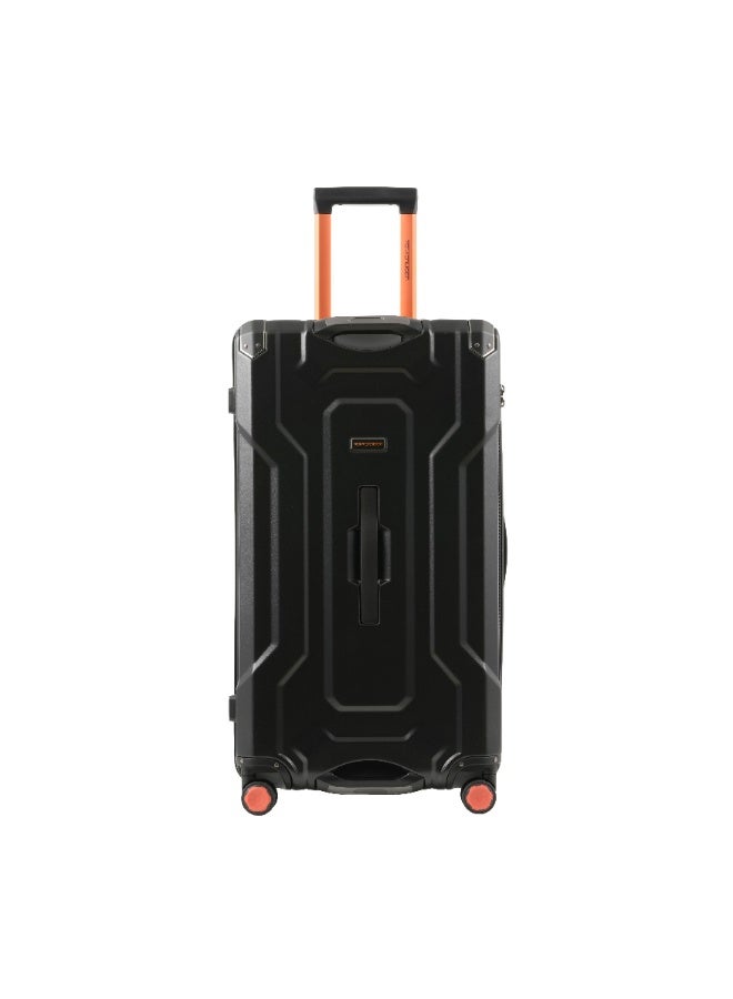 Tom Cruiser 24" Medium Trunk Case – 100% Polycarbonate Checked Travel Bag with TSA Lock & 2-Year Warranty – Black - Image 1