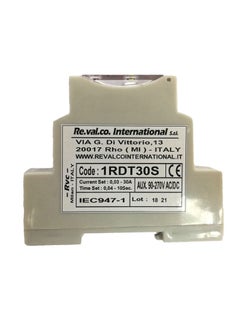Revalco Revalco 1RDT30S Earth Leakage Relay 30mA-30A 90-270VAC/DC  - Image 3