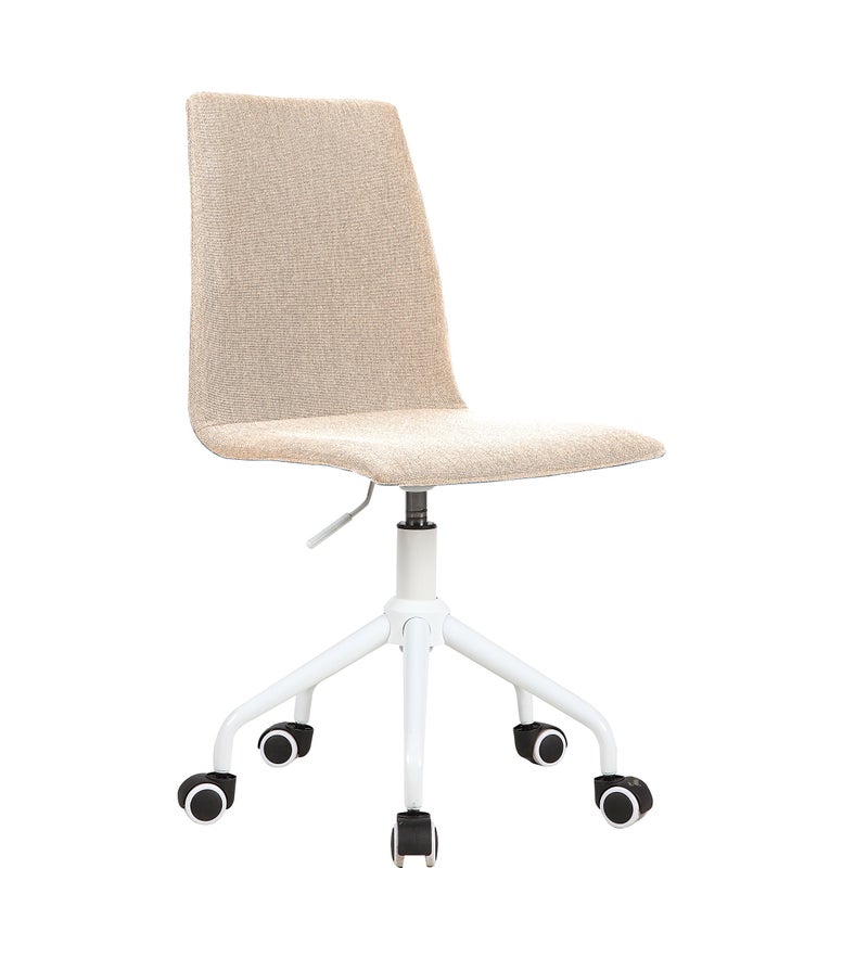 Urban Shop Urban Lifestyle Linen Office Chair Beige