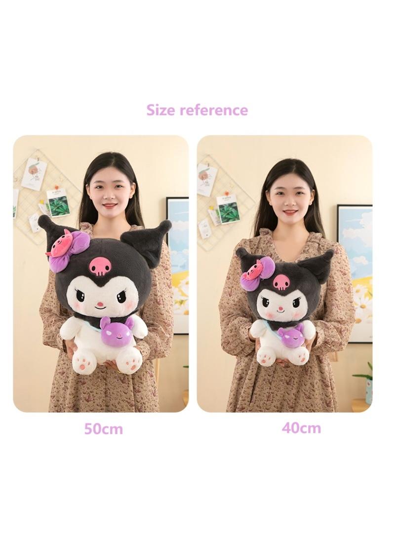 general 1 Pcs Sanrio Plush Toys Cute Stuffed Kuromi Doll Soft Anime Cartoon Plushie Home Decor Appease Girl Gift - Image 2
