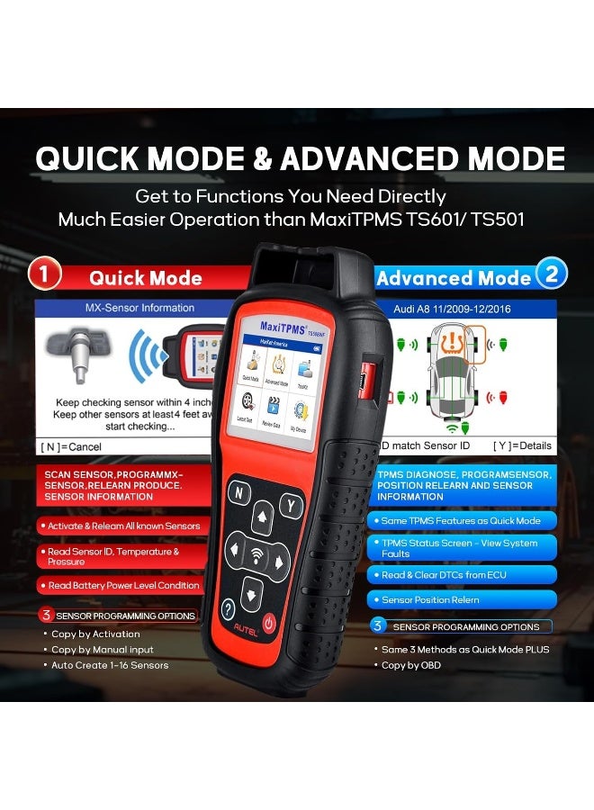 Autel MaxiTPMS TS508WF TPMS Programming Tool - Image 3