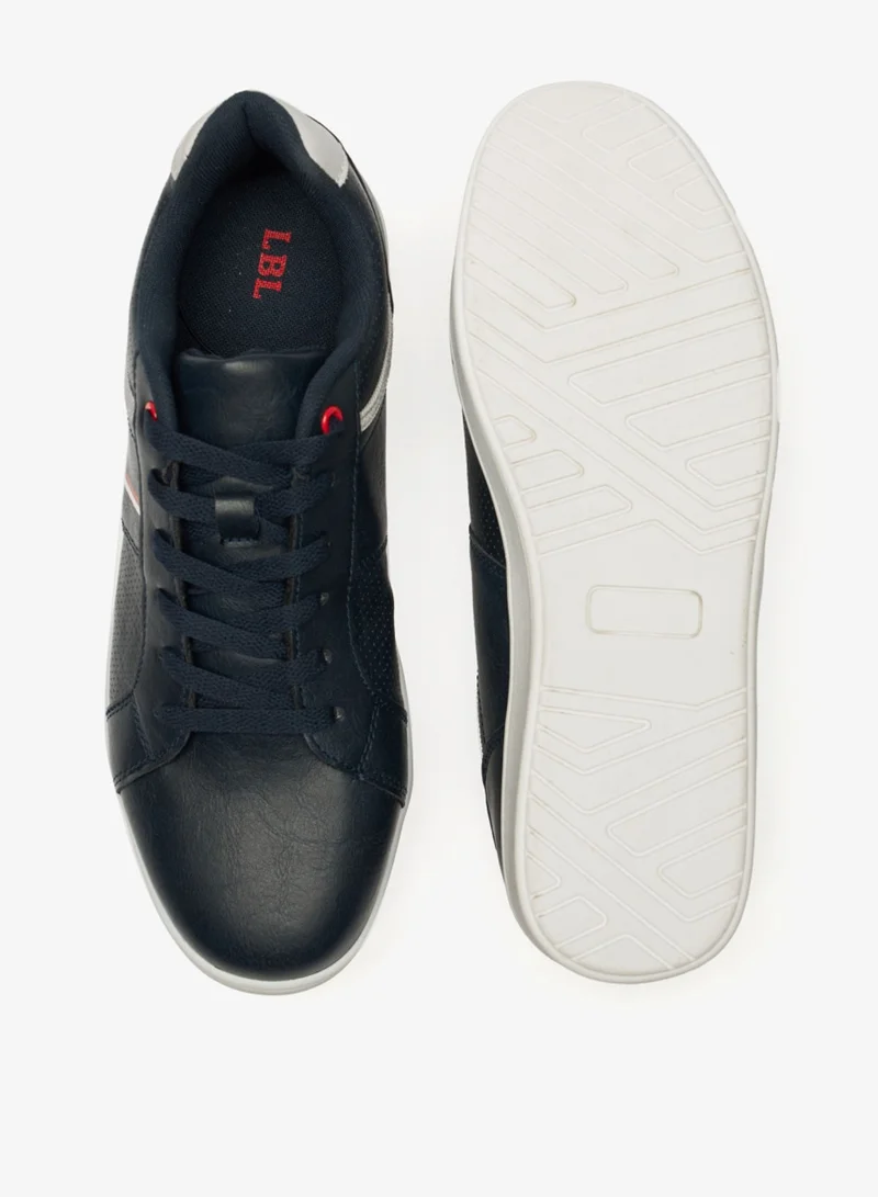 ال بي ال من شو اكسبرس Mens Paneled Lace Up Casual Sneakers By Shoexpress