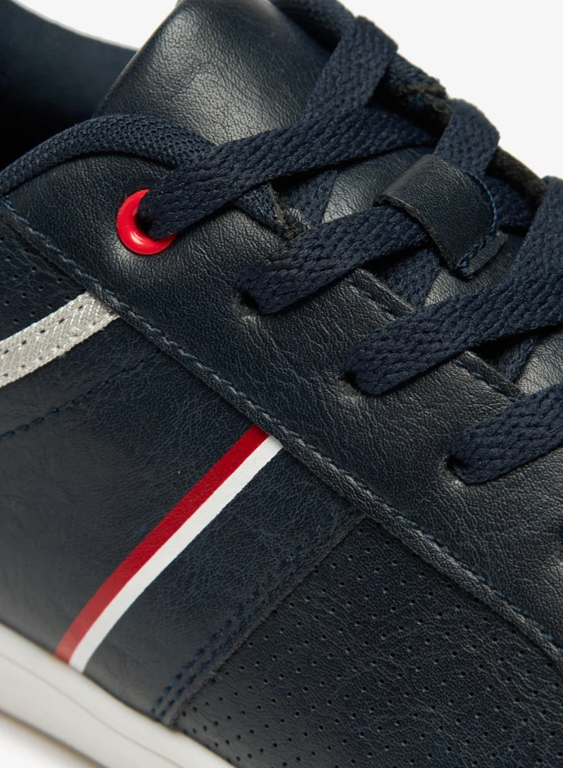 ال بي ال من شو اكسبرس Mens Paneled Lace Up Casual Sneakers By Shoexpress