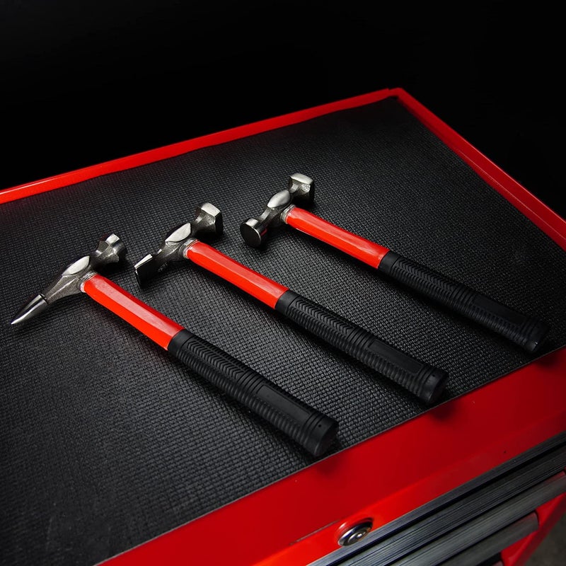Keaa Auto Body Shaping and Forming Repair 7-Piece Kit – Fender Roller Fixer Dent Remover Tool Set with Hammer and Dolly - Image 3