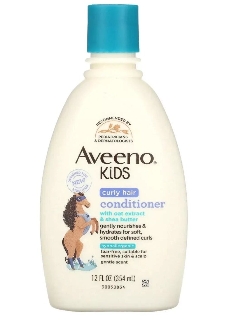 Aveeno Kids Curly Hair Conditioner (12 fl oz)  - Image 1