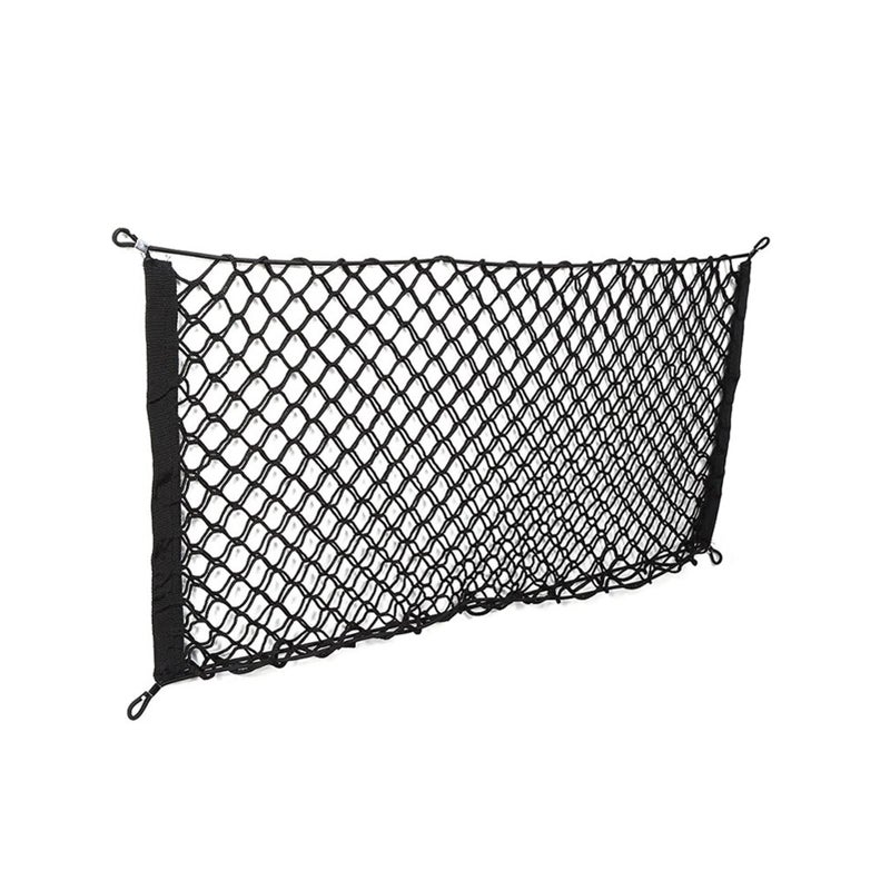 90x40cm Nylon Car Trunk Storage Net Organizer Mesh Bag For Rear Truck SUV Black - Image 3