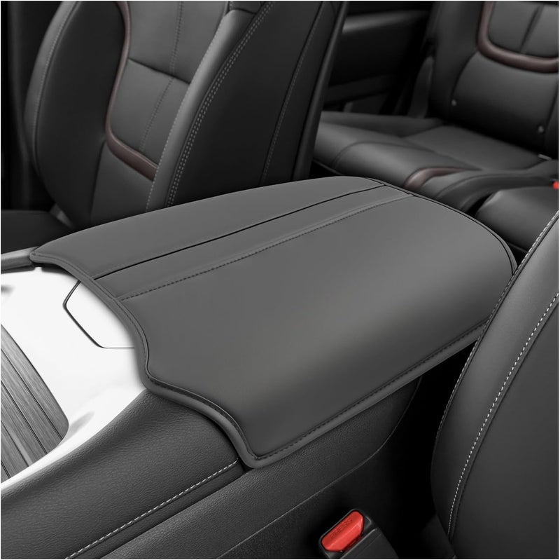 SXCY for 2025 2026 Nissan Armada Armrest Cover for 2025 2026 Nissan Armada Accessories 2025 2026 Armada Center Console Cover 2025 2026 Armada Middle Console Cover (Thin Cover with Black Line) - Image 1