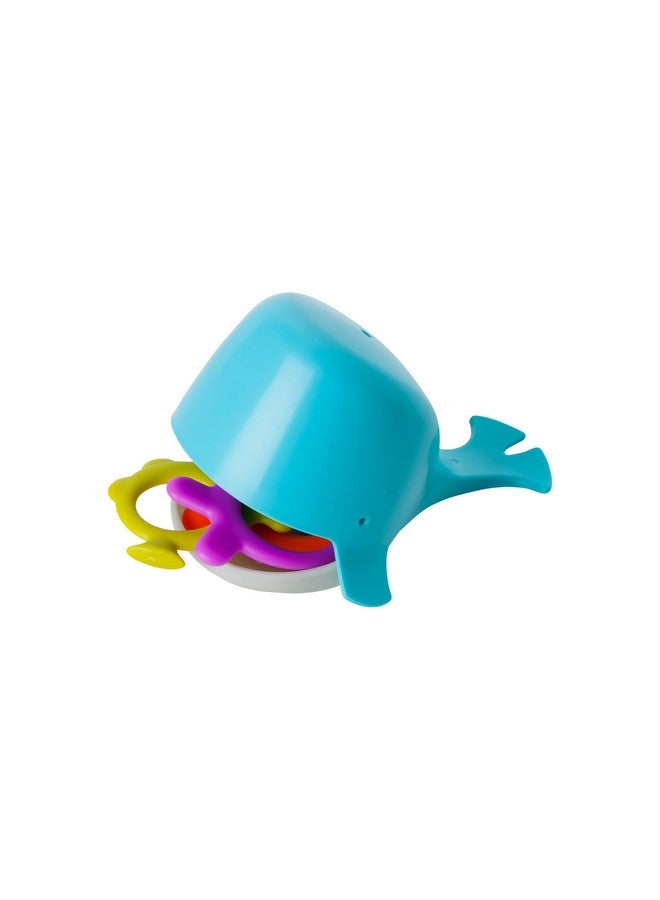 Boon Chomp Whale Bath Toy - Interactive Baby Bath Toys for Sensory Fun - Sensory Toddler Toys for Bath Time - Baby Gifts and Toddler Water Toys - Aqua - Ages 12 Months and Up - Image 4