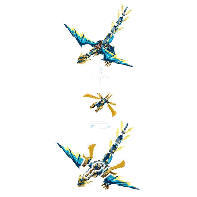 ليغو ليجو تنين العناصر ضد ملك الألي 1038 قطعة - 71796 - Image 4