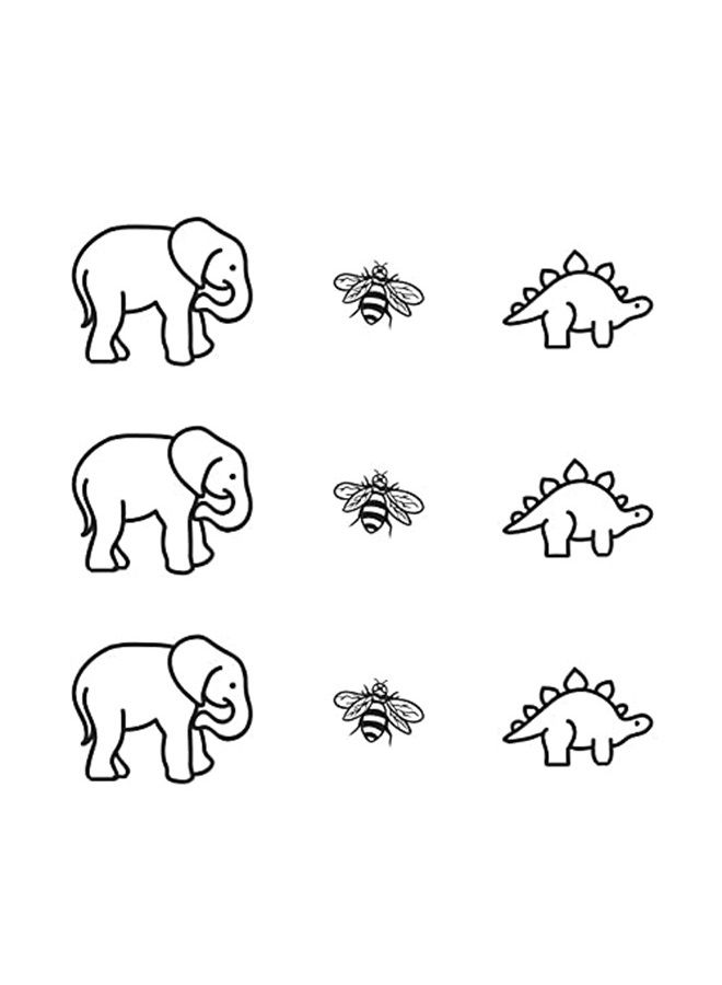 5X2Y Tattoo Tech, Long Lasting Temporary Tattoos, Last 1-2 Weeks, Waterproof, Semi Permanent Tattoo, Realistic look, No Adhesive, No reflection (Elephant Bee) - Image 2