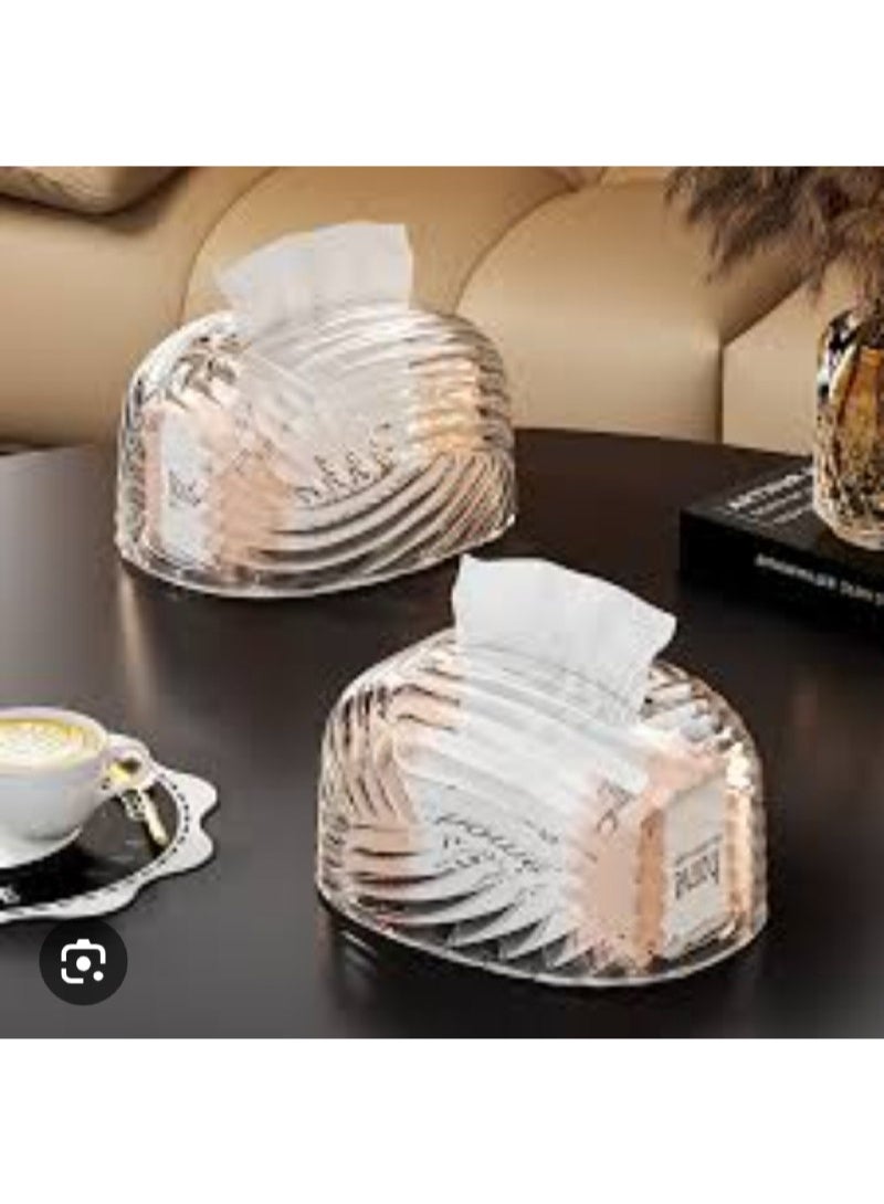 Clear acrylic bag-shaped tissue box - Image 2