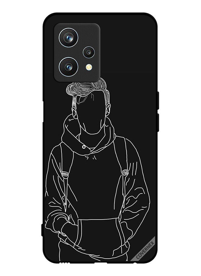 Protective Case Cover For Realme 9 Pro Sketch Of Jacket Boy