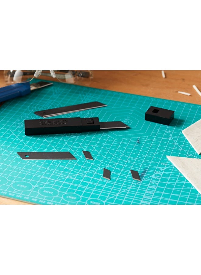 Olfa 9070 18mm UltraSharp Black Heavy-Duty Snap-off Blade, 10 per Package (LBB-10B) - Image 5