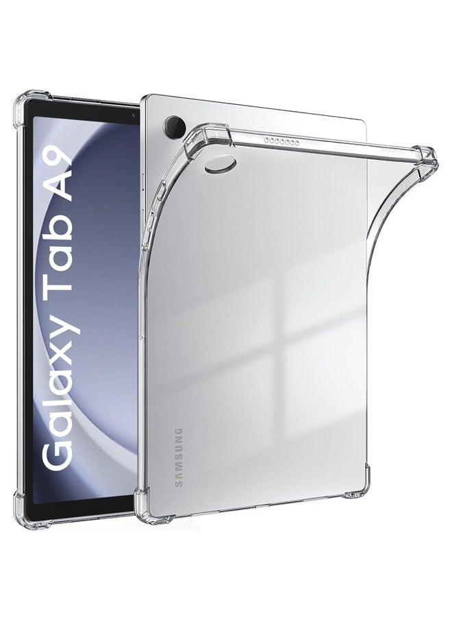 Tersely - Clear Case Cover for Samsung Galaxy Tab A9 8.7 inch(SM-X110, SM-X115), Air Hybrid Slim Fit Shockproof Crystal TPU Protective Case Cover for Samsung Galaxy Tab A9 2023 - Image 1