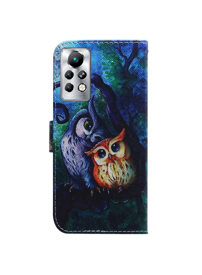 Zaboon Case For Infinix Note 11 Pro / Note 11s Coloured Drawing Leather Phone Case - Image 3