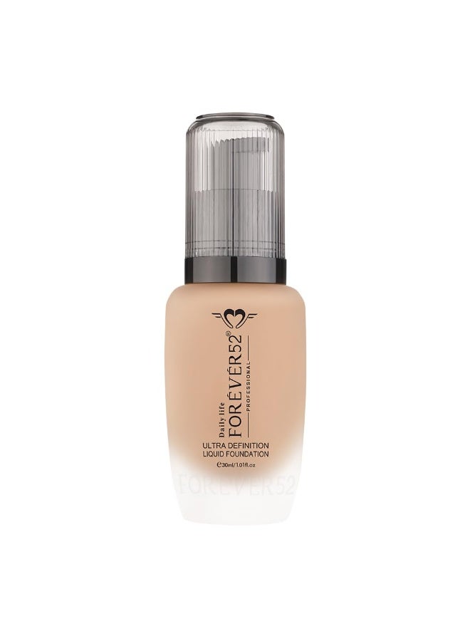 Daily Life Forever52 Ultra Definition Liquid Foundation | 24H Wear, Medium to Full Coverage, Pore-Minimizing & Mattifying, Long Lasting, Anti-Aging, matte Finish| All skin type -Fudge 30ml - Image 2