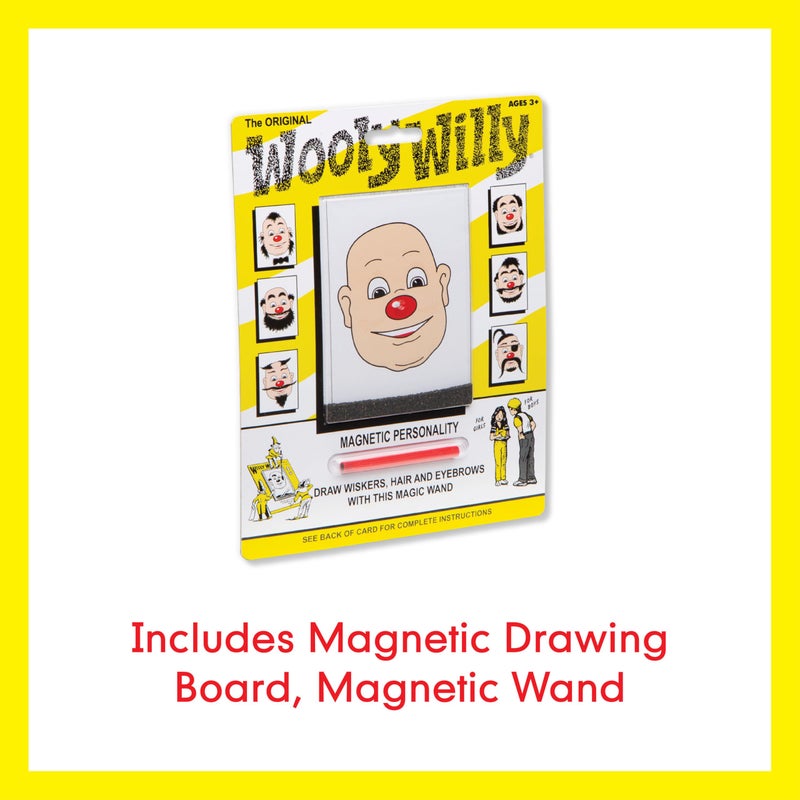 PlayMonster Original Wooly Willy, Magnetic Personalities â€“ Drawing Kit, Arts and Crafts, Fidget Toys for Kids, Draw on Woolyâ€™s Face, Portable, Easy to Use, Zero Mess Drawing, Screen-Free Toys, Ages 3+ - Image 2