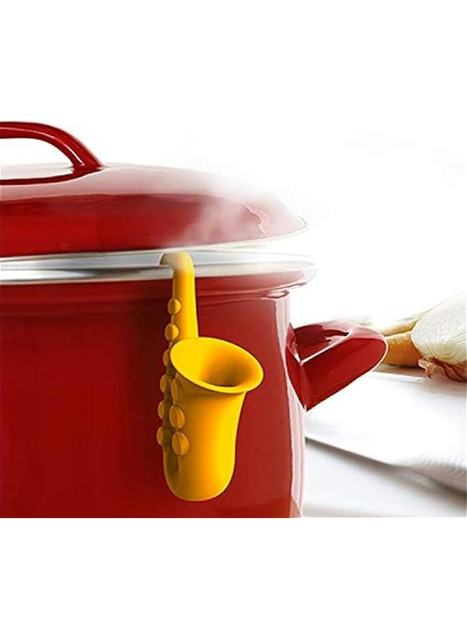 Spill-Proof Silicone Pot Lid Holders for Steam Releasing, Boil Over Stoppers, Kitchen Cooking Gadgets (3-Pack) - Image 3
