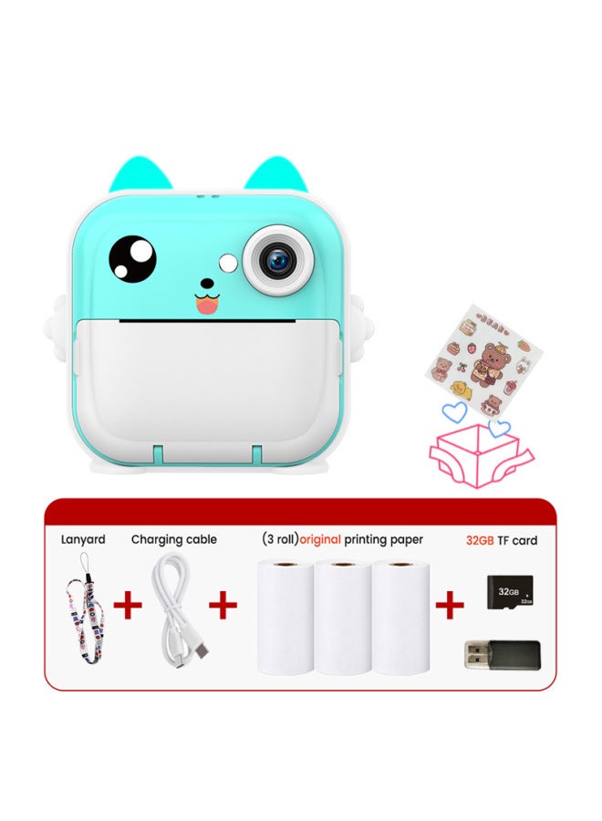 Neutral New Q5 Fun Children's Polaroid Camera Thermal Printing Mini Cartoon Digital Camera Gift Batch - Image 1