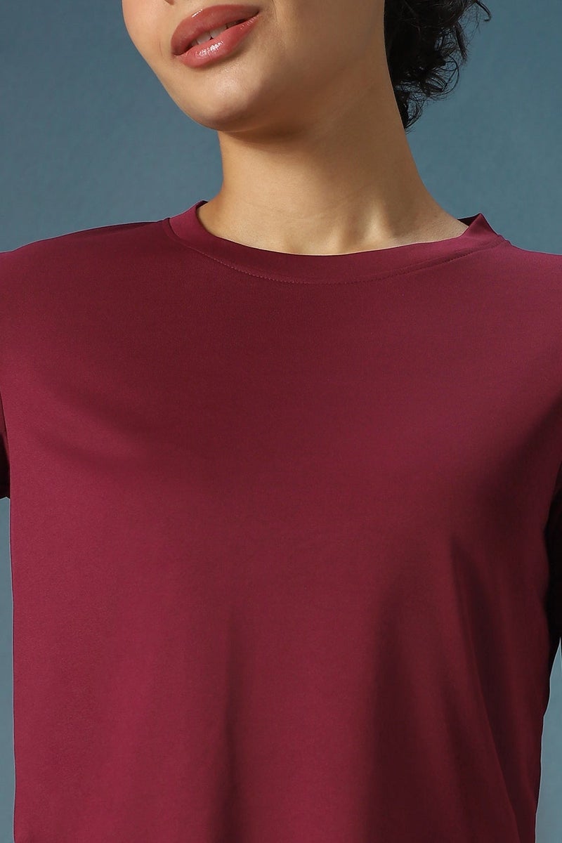 pump'd قميص نسائي برقبة دائرية بأكمام ملفوفة - Image 5