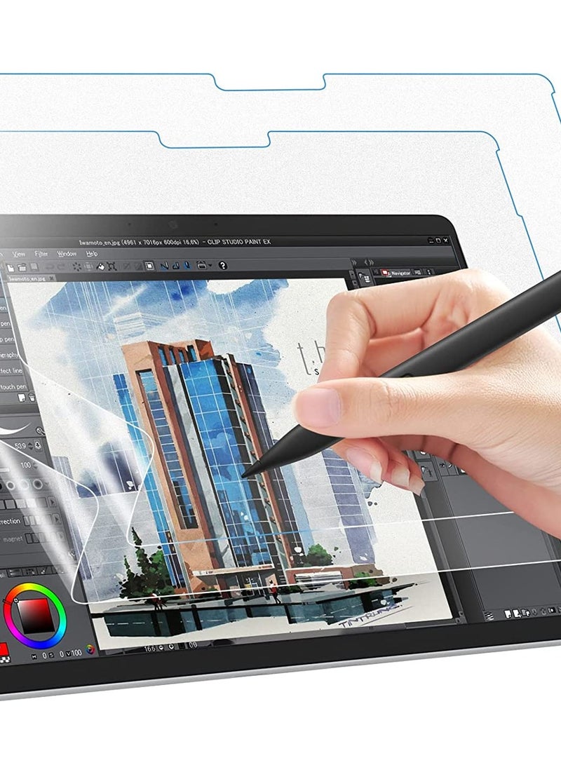 2 عبوة من واقي الشاشة الورقي لجهاز Microsoft Surface Pro 9/Pro 8 / Pro X مقاس 13 بوصة، [مثل الكتابة على الفيلم الورقي] فيلم PET غير اللامع الممتاز المضاد للتوهج يناسب Surface Pro 9/Pro 8 / Pro X - Image 1