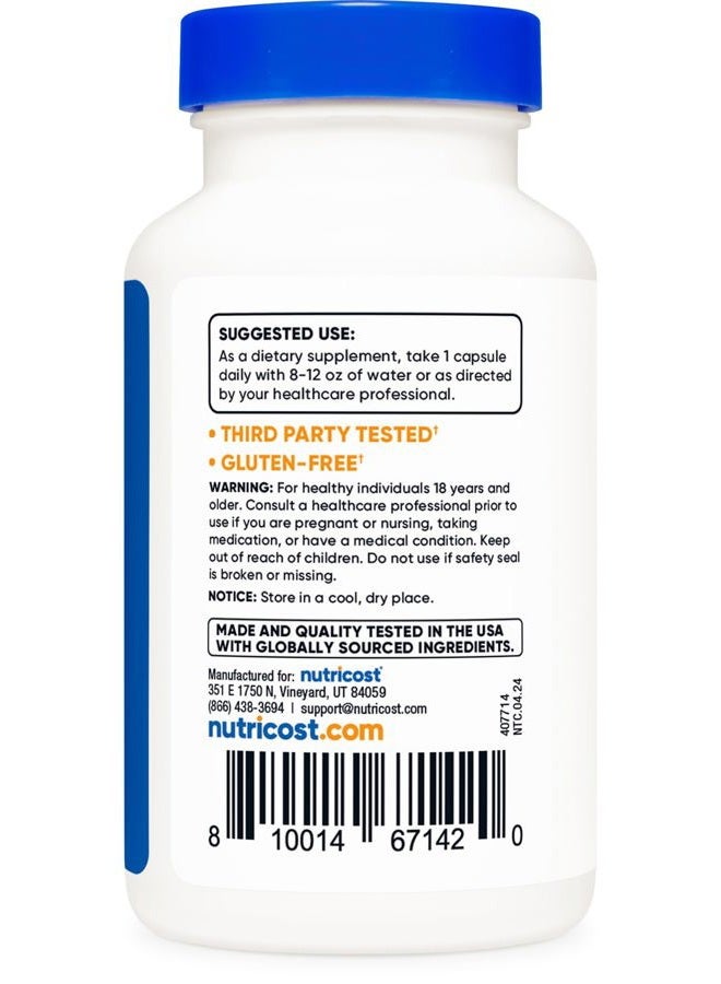 Nutricost Olive Leaf (20% Oleuropein) 750 MG, 90 Capsules - Non-GMO, Gluten Free - Image 4