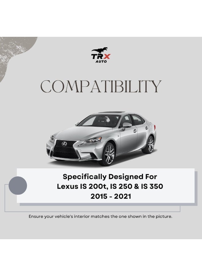  تي ار اكس اوتو حامل الهاتف المغناطيسي TRX AUTO مع شحن لاسلكي Qi2 لسيارات لكزس IS200t، IS250 و IS350 من 2015 إلى 2021 | ملحقات لكزس | حامل الهاتف المحمول للشحن اللاسلكي السريع - Image 4