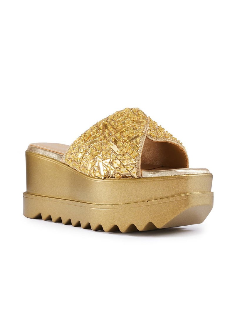 Anaar Anaar AA Collab Sandals, Womens Festive, Special Occasion and Partywear Premium Sandals  - Image 1