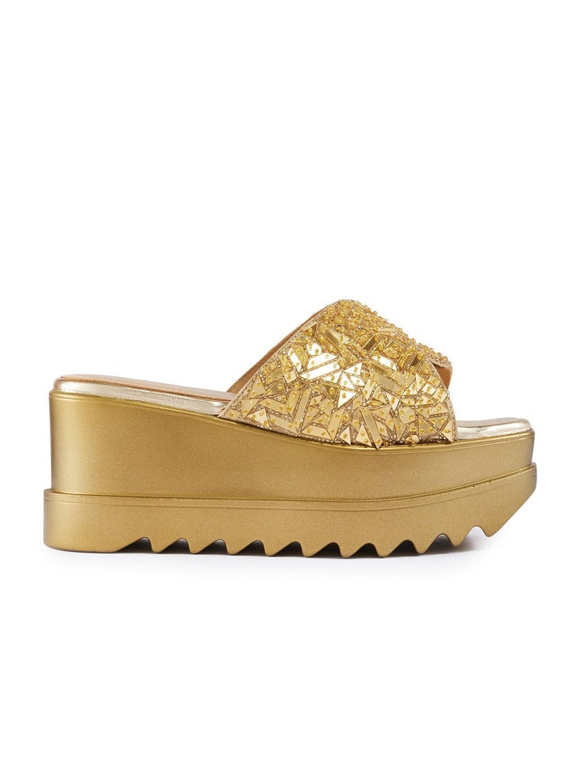Anaar Anaar AA Collab Sandals, Womens Festive, Special Occasion and Partywear Premium Sandals  - Image 2