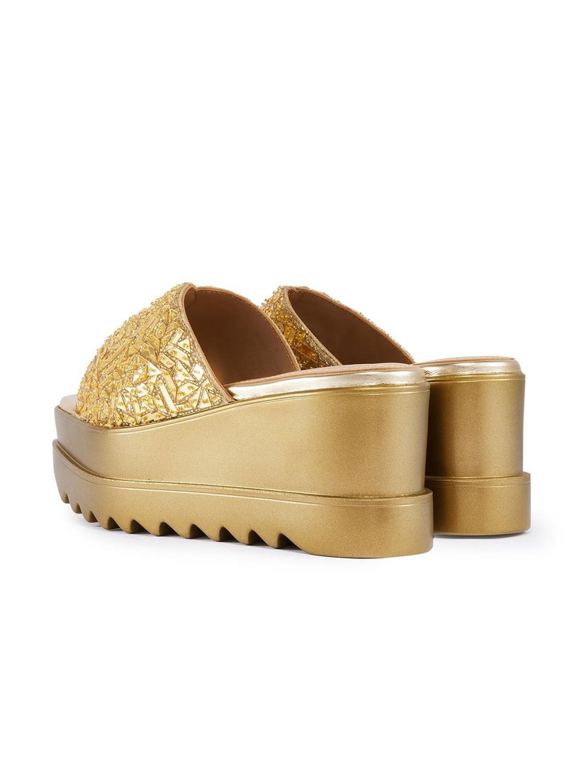 Anaar Anaar AA Collab Sandals, Womens Festive, Special Occasion and Partywear Premium Sandals  - Image 3