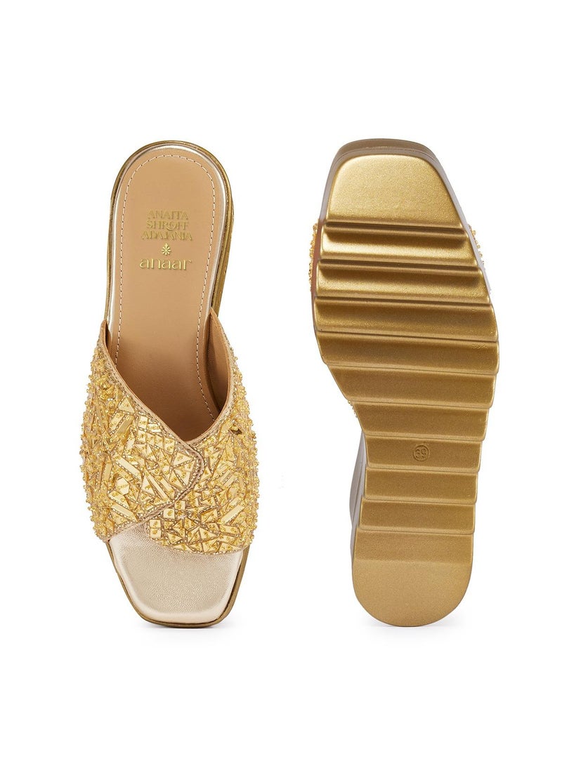 Anaar Anaar AA Collab Sandals, Womens Festive, Special Occasion and Partywear Premium Sandals  - Image 4