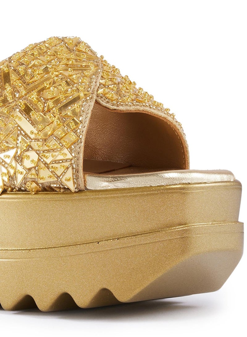 Anaar Anaar AA Collab Sandals, Womens Festive, Special Occasion and Partywear Premium Sandals  - Image 5