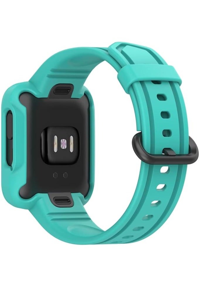 Replacement Wrist Band Compatible with Xiaomi MI Watch Lite/Redmi Watch 2 Lite/Poco Watch/Redmi Watch 2/Horloge 2, Adjustable Soft Silicone Wrist Strap with Cover - Image 3